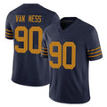 GB.Packers #90 Lukas Van Ness Player Navy The 1923 Classic Vapor F.U.S.E. Home Game Odoa Stitched Jerseys