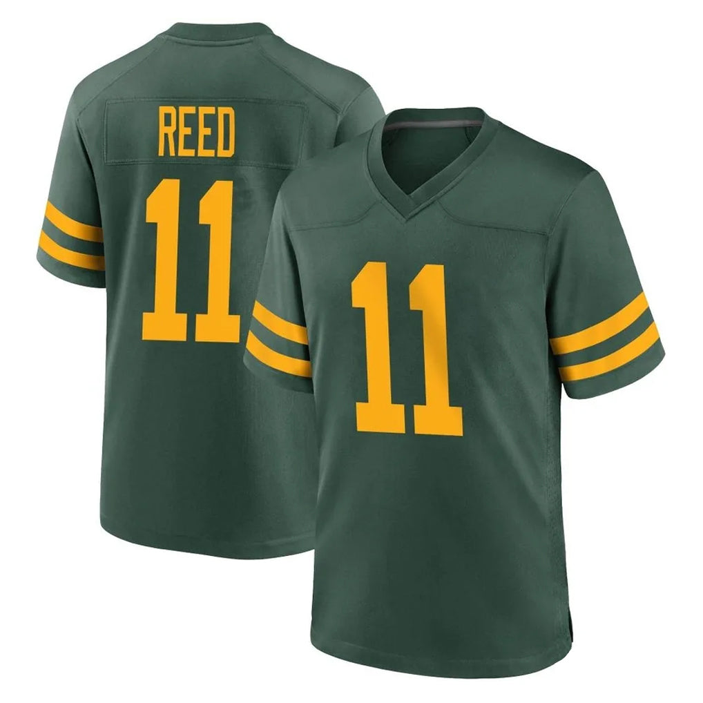 GB.Packers #11 Jayden Reed Player Green Alternate Home Game Odoa Stitched Jerseys