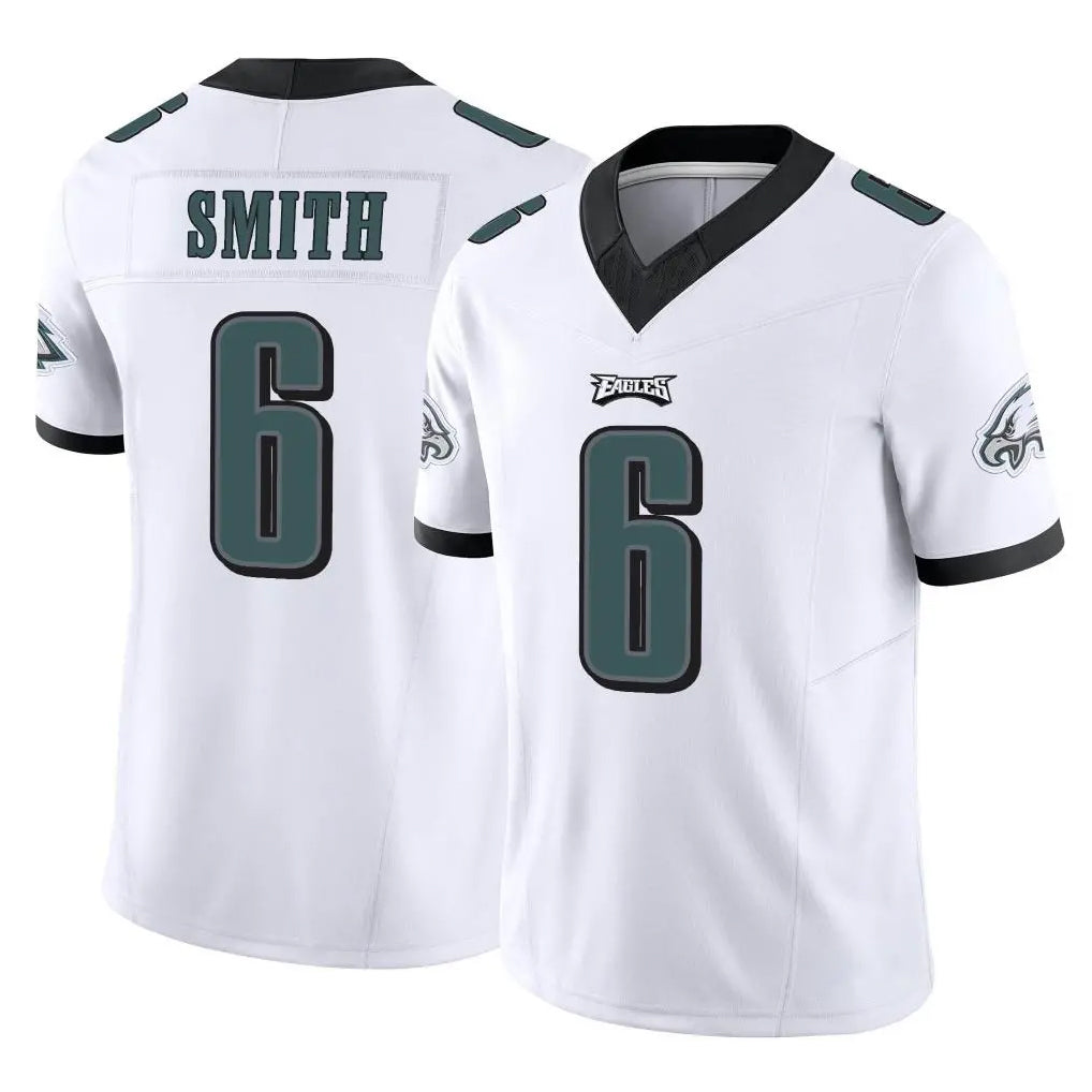P.Eagles #6 DeVonta Smith Player White Limited Vapor F.U.S.E. Home Game Odoa Stitched Jerseys