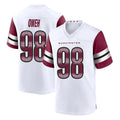 W.Commanders #98 Odafe Oweh Player White Game Home Odoa Stitched Jerseys