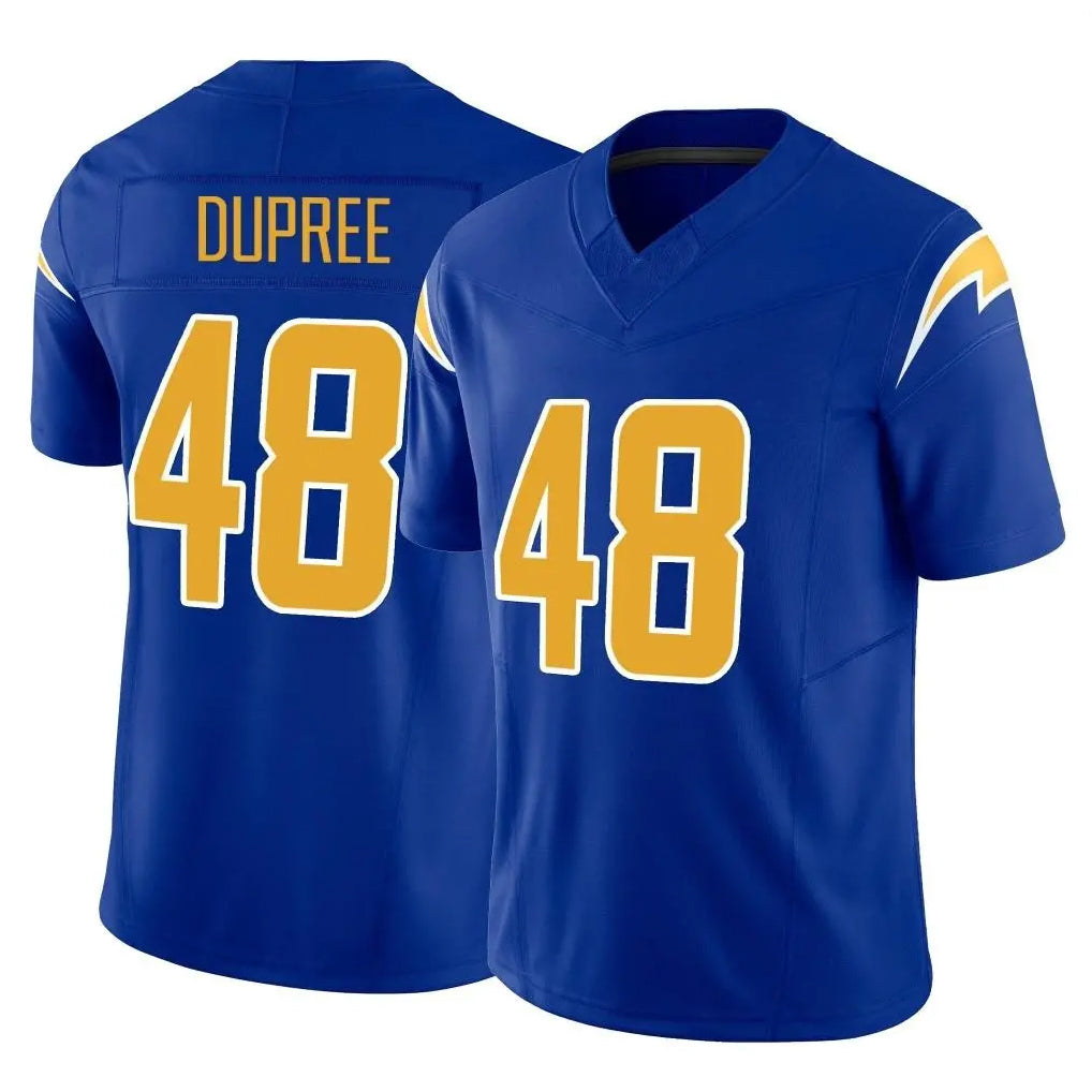 LA.Chargers #48 Bud Dupree Player Royal Limited Vapor F.U.S.E. Home Game Odoa Stitched Jerseys