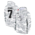 TB.Buccaneers #7 Bucky Irving Player Arctic Camo Limited Salute to Service Pullover Hoodies Game Odoa Stitched Jerseys