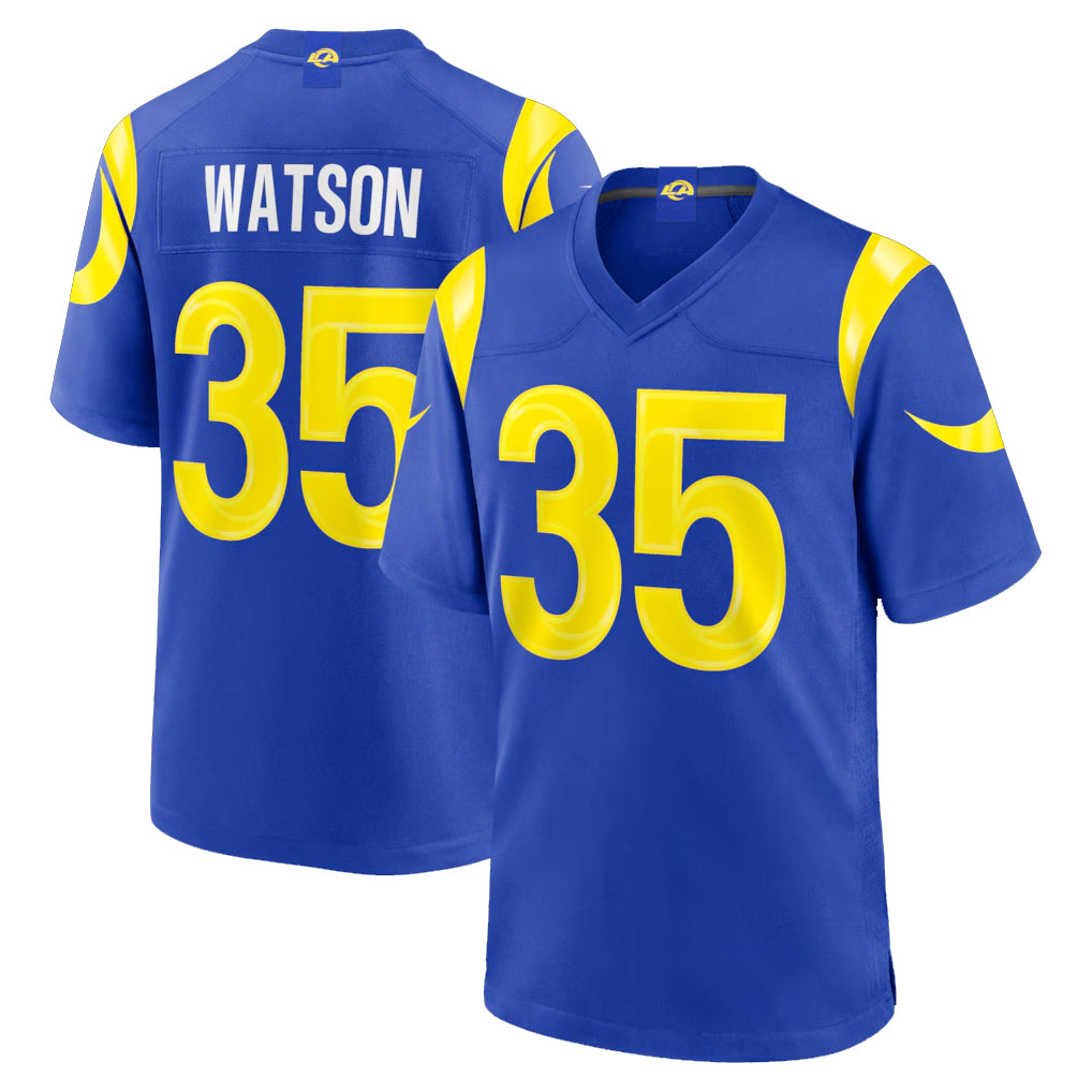 LA.Rams #35 Jaylen Watson Player Royal Limited Home Game Odoa Stitched Jerseys