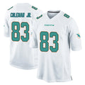 M.Dolphins #83 Kevin Coleman Jr. Player White Home Game Odoa Stitched Jerseys