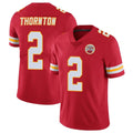 KC.Chiefs #2 Tyquan Thornton Player Red Limited Vapor Untouchable Home Game Odoa Stitched Jerseys