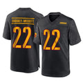 W.Commanders #22 Jacory Croskey-Merritt Player Black Home Game Odoa Stitched Jerseys