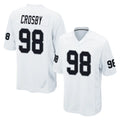 LV.Raiders #98 Maxx Crosby Player White Home Game Odoa Stitched Jerseys