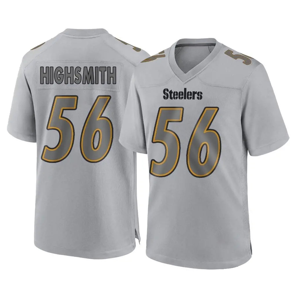 P.Steelers #56 Alex Highsmith Player Gray Atmosphere Fashion Home Game Odoa Stitched Jerseys