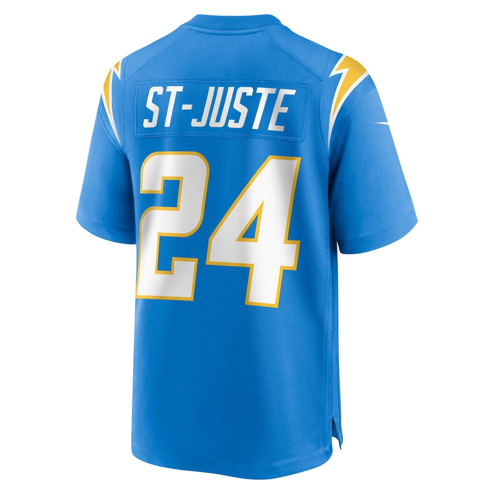 Odoa LA.Chargers #24 Benjamin St-Juste Powder Blue Team Game Jersey