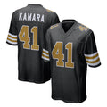 NO.Saints #41 Alvin Kamara Player Black Alternate Home Game Odoa Stitched Jerseys