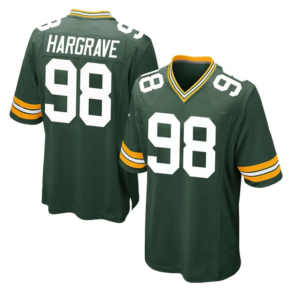 GB.Packers #98 Javon Hargrave Player Green Home Game Odoa Stitched Jerseys