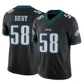 P.Eagles #58 Jalyx Hunt Player Black Limited Vapor F.U.S.E. Home Game Odoa Stitched Jerseys