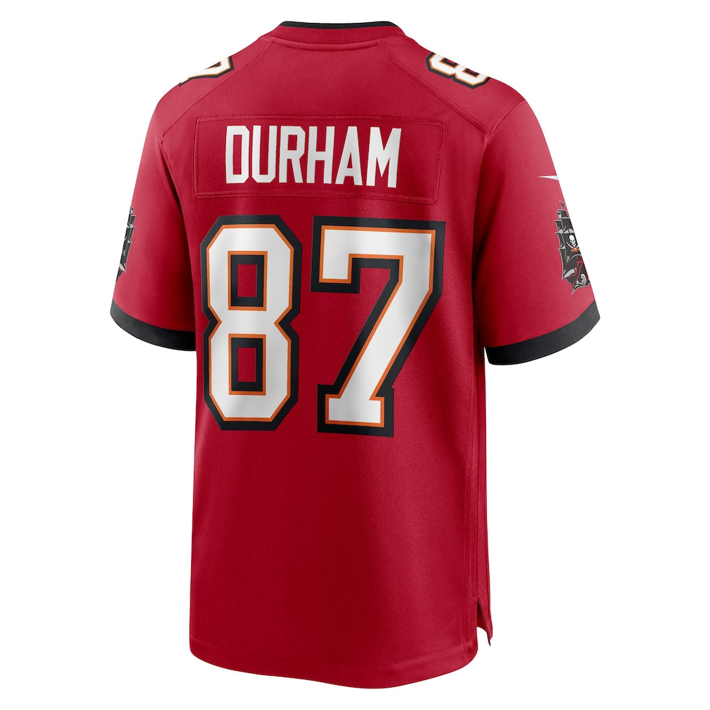 Odoa TB.Buccaneers #87 Payne Durham Red Game Jersey