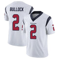H.Texans #2 Calen Bullock Player White Limited Vapor Untouchable Home Game Odoa Stitched Jerseys