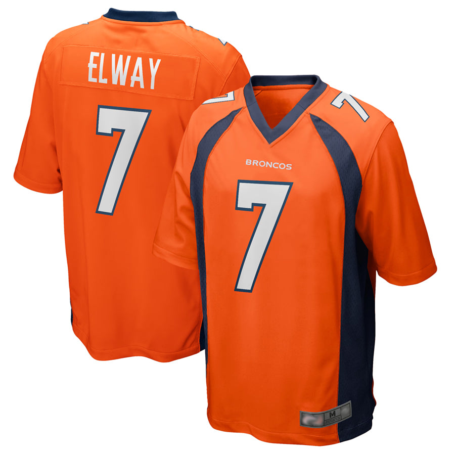 D.Broncos #7 John Elway Player Orange Game Odoa Stitched Jerseys