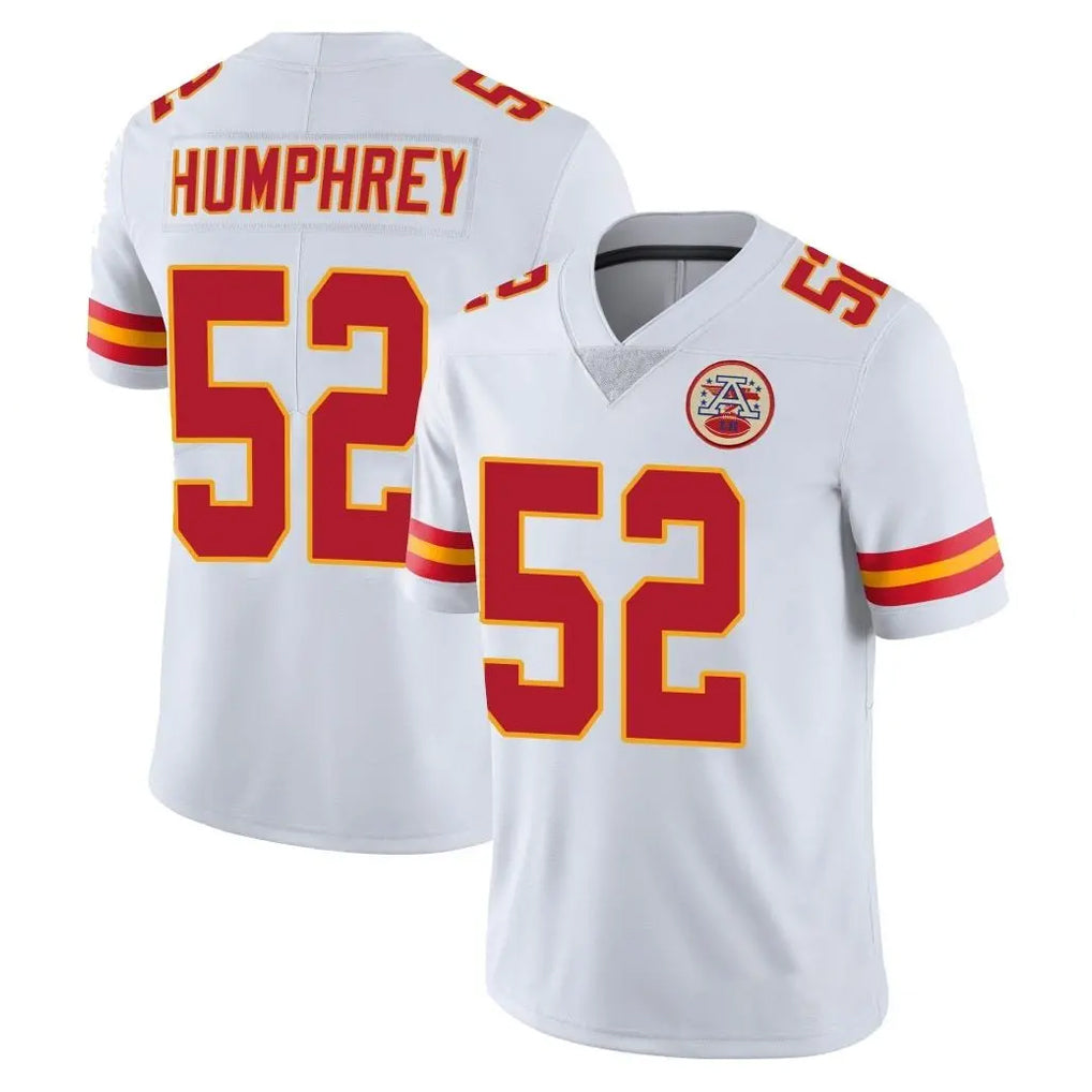 KC.Chiefs #52 Creed Humphrey Player White Limited Vapor Untouchable Home Game Odoa Stitched Jerseys