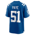 Odoa IN.Colts #51 Kwity Paye Royal Game Jersey