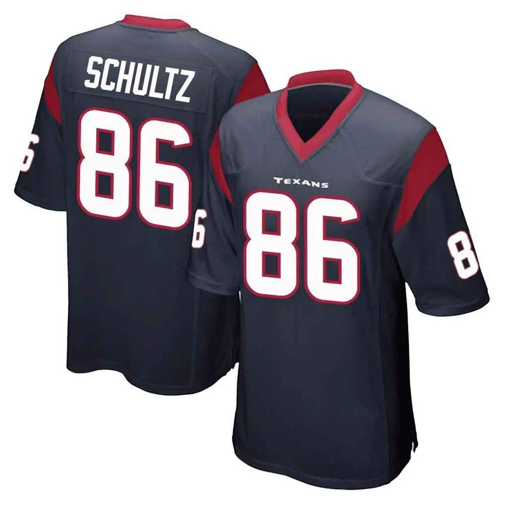 H.Texans #86 Dalton Schultz Player Navy Home Game Odoa Stitched Jerseys