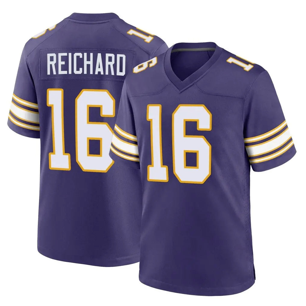 M.Vikings #16 Will Reichard Player Purple Classic Home Game Odoa Stitched Jerseys