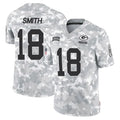 GB.Packers #18 Jonnu Smith Player Arctic Camo Salute To Service Limited Odoa Stitched Jerseys