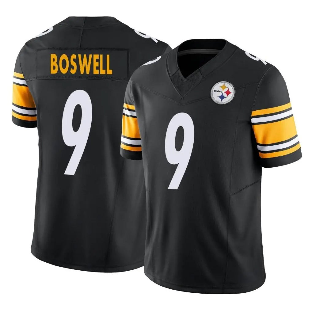 P.Steelers #9 Chris Boswell Player Black Limited Vapor F.U.S.E. Home Game Odoa Stitched Jerseys