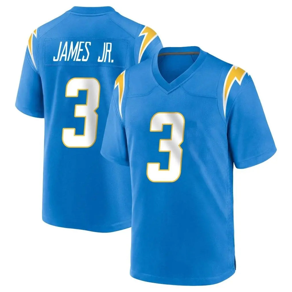 LA.Chargers #3 Derwin James Jr. Player Blue Home Game Odoa Stitched Jerseys