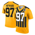 P.Steelers #97 Cameron Heyward Player Gold Legend Limited 1933 Throwback Performance Home Game Odoa Stitched Jerseys