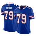 B.Bills #79 Spencer Brown Player Royal Vapor F.U.S.E. Limited Home Game Odoa Stitched Jerseys