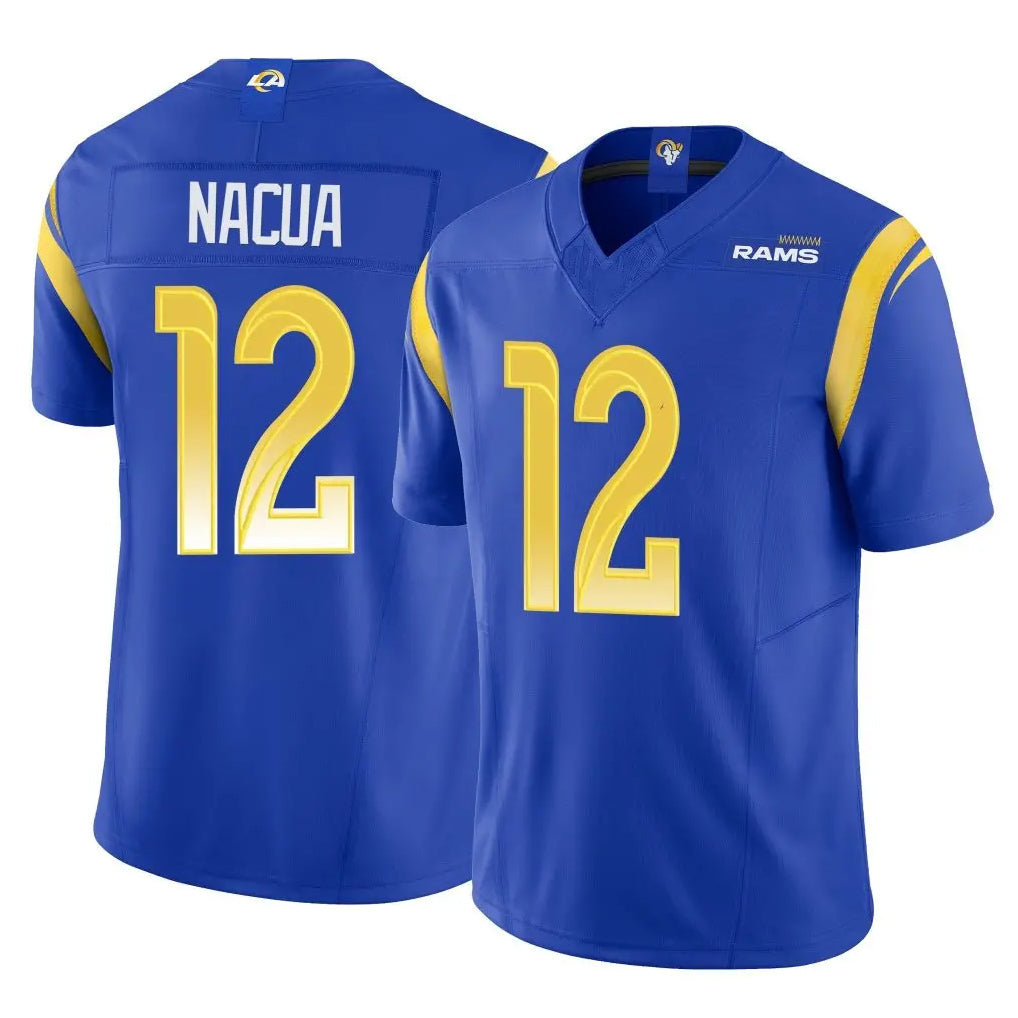 LA.Rams #12 Puka Nacua Player Royal Limited Vapor F.U.S.E. Home Game Odoa Stitched Jerseys