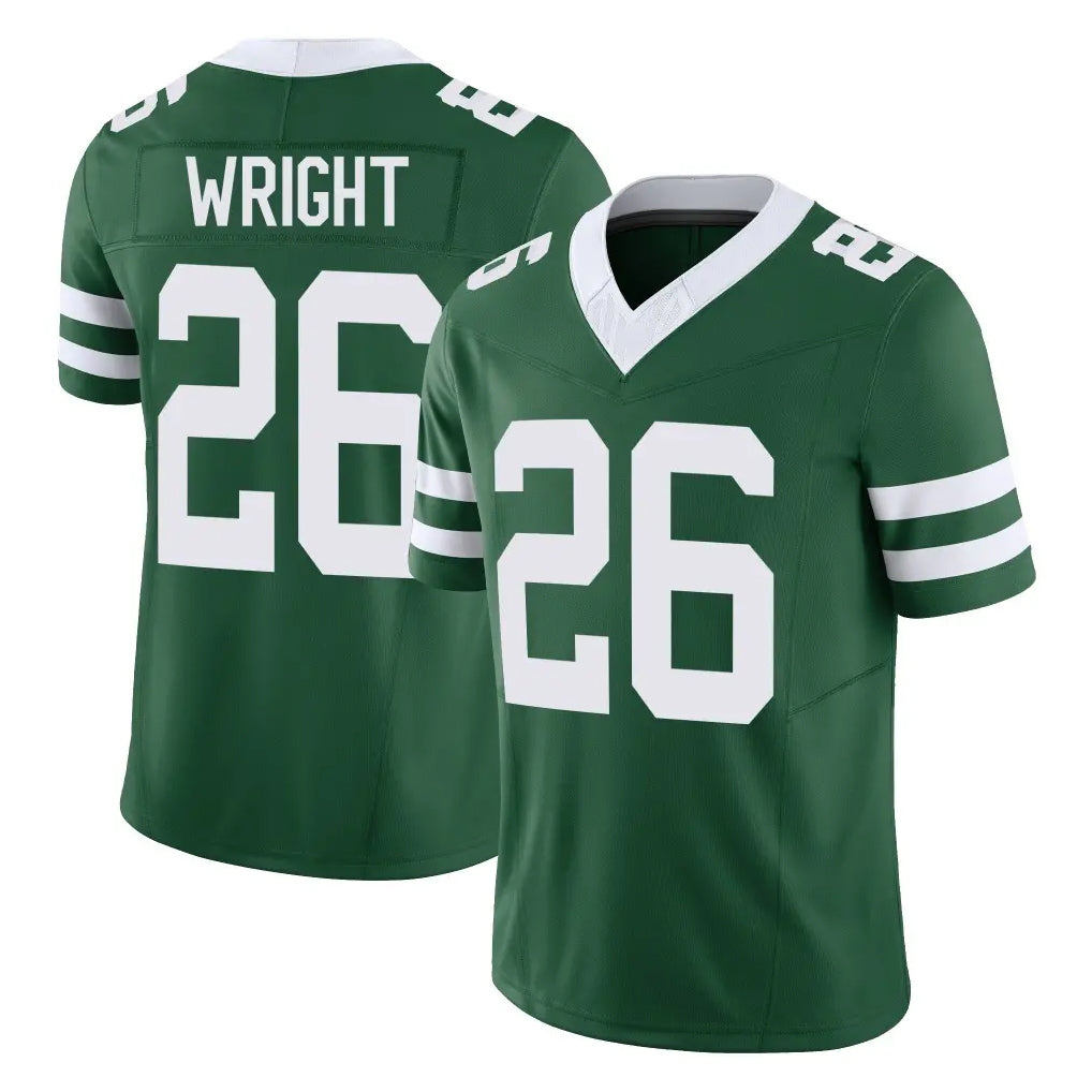 NY.Jets #26 Nahshon Wright Player Green Legacy Limited Vapor F.U.S.E. Home Game Odoa Stitched Jerseys
