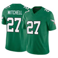 P.Eagles #27 Quinyon Mitchell Player Green Kelly Alternate Vapor F.U.S.E. Home Game Odoa Stitched Jerseys