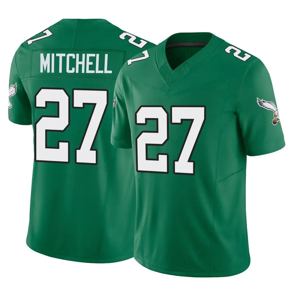 P.Eagles #27 Quinyon Mitchell Player Green Kelly Alternate Vapor F.U.S.E. Home Game Odoa Stitched Jerseys