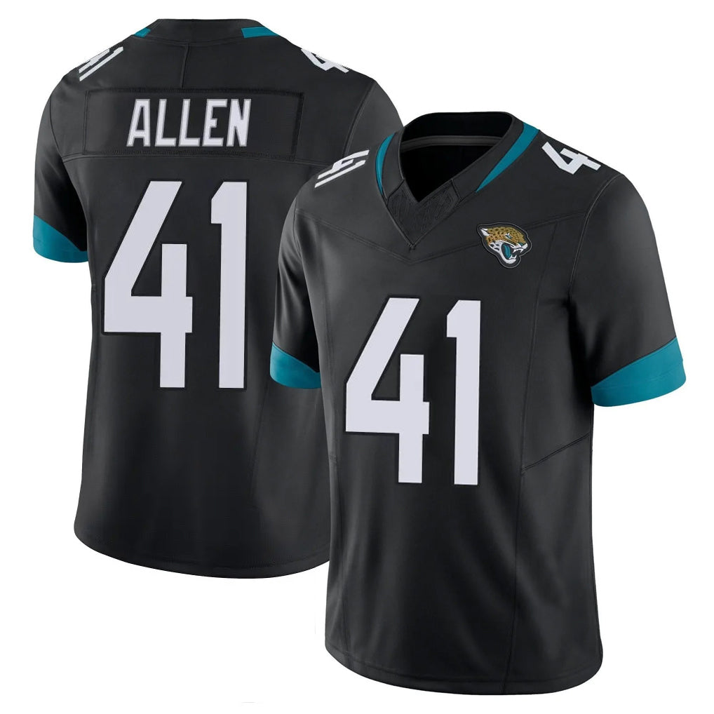J.Jaguars #41 Josh Hines-Allen Player Black Vapor F.U.S.E. Limited Home Game Odoa Stitched Jerseys