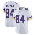 M.Vikings #84 Josh Oliver Player White Limited Vapor Untouchable Home Game Odoa Stitched Jerseys