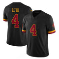 W.Commanders #4 Frankie Luvu Player Black Limited Vapor Home Game Odoa Stitched Jerseys