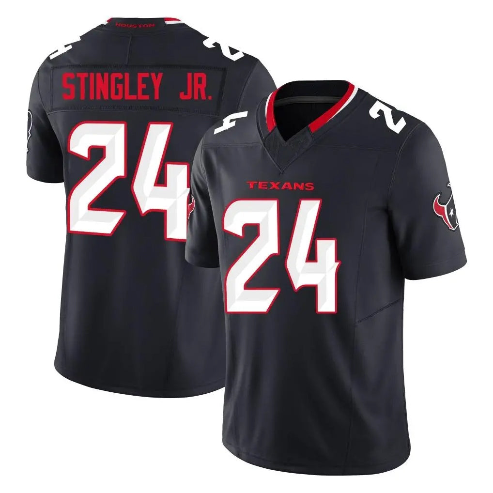 H.Texans #24 Derek Stingley Jr. Player Navy Limited Alternate Vapor F.U.S.E. Home Game Odoa Stitched Jerseys