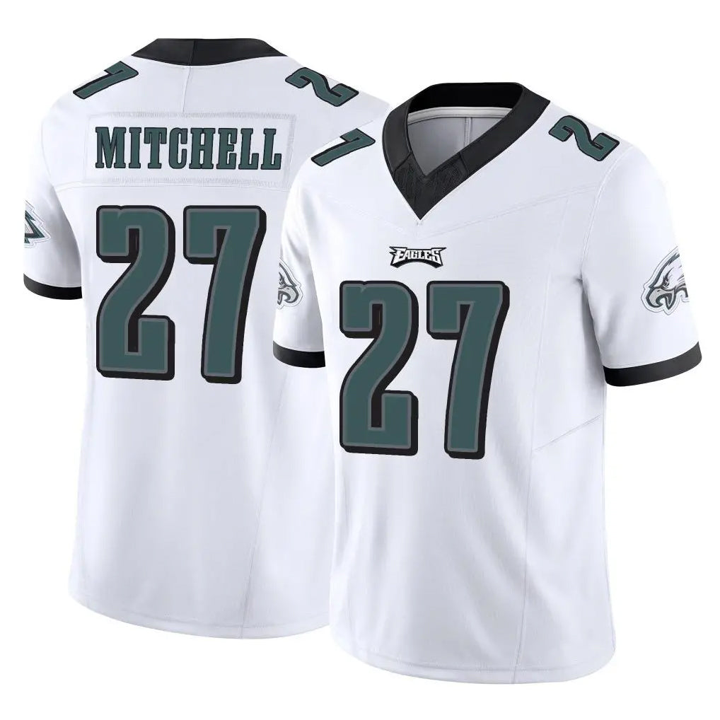P.Eagles #27 Quinyon Mitchell Player White Limited Vapor F.U.S.E. Home Game Odoa Stitched Jerseys