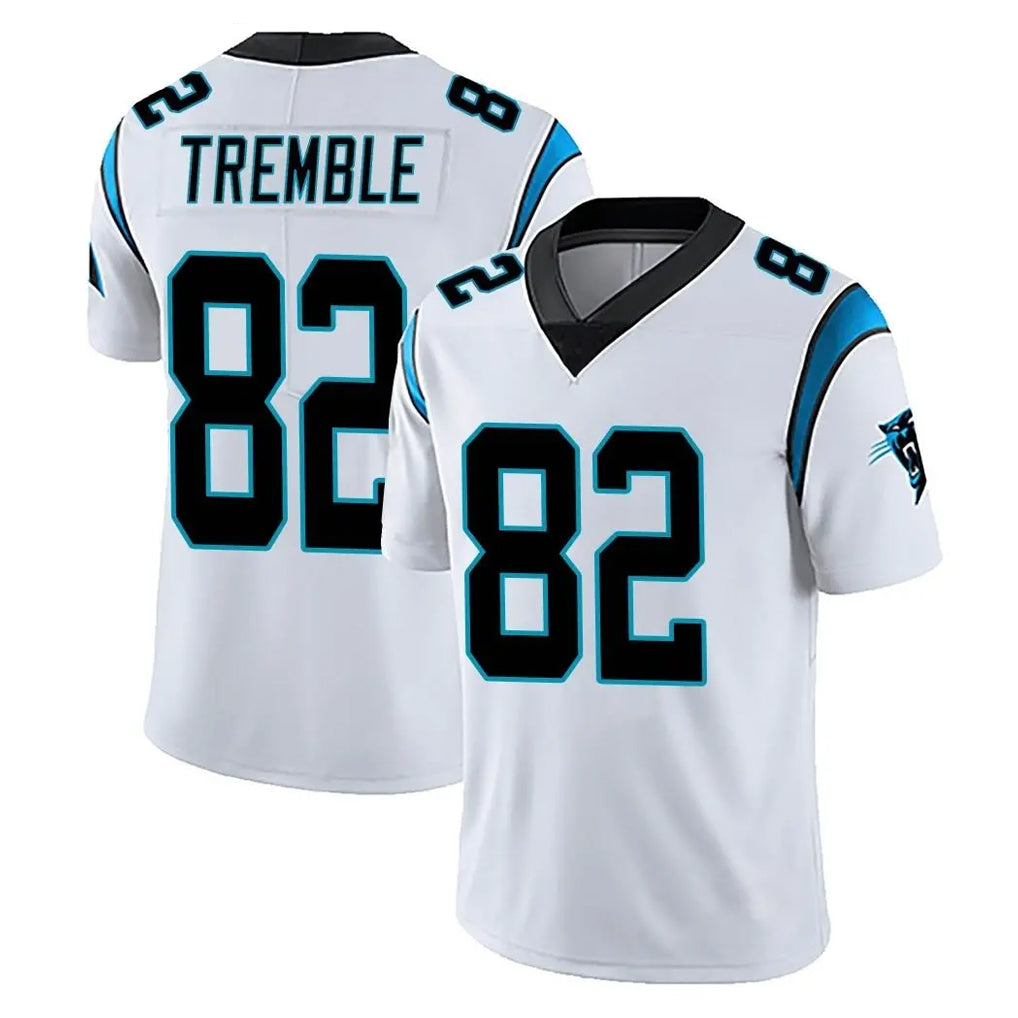C.Panthers #82 Tommy Tremble Player White Vapor Untouchable Limited Game Odoa Stitched Jerseys