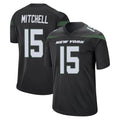 NY.Jets #15 Adonai Mitchell Player Stealth Black Home Game Odoa Stitched Jerseys