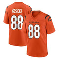C.Bengals #88 Mike Gesicki Player Orange Home Game Odoa Stitched Jerseys