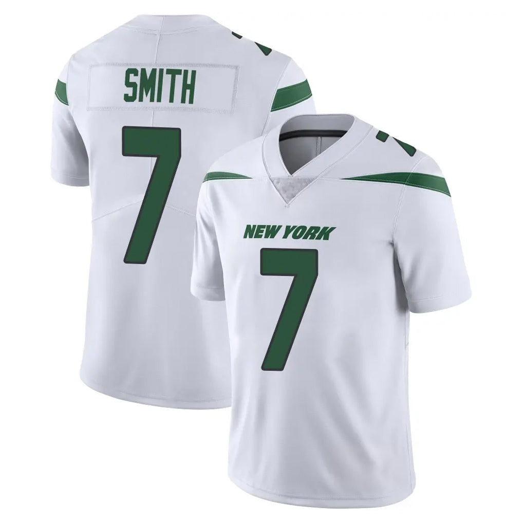NY.Jets #7 Geno Smith Player White Spotlight Limited Vapor Home Game Odoa Stitched Jerseys