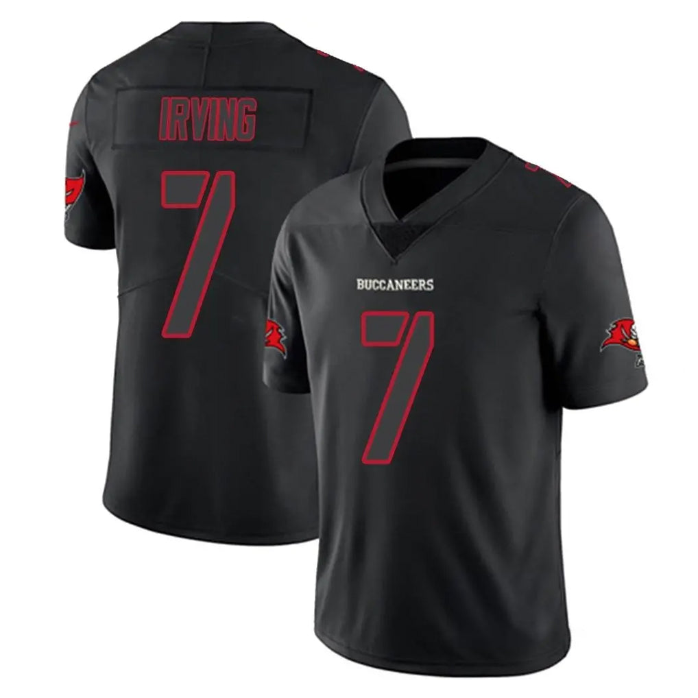 TB.Buccaneers #7 Bucky Irving Player Black Impact Limited Home Game Odoa Stitched Jerseys