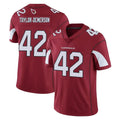 A.Cardinals #42 Dadrion Taylor-Demerson Player Cardinal Vapor Limited Home Game  Odoa Stitched Jerseys