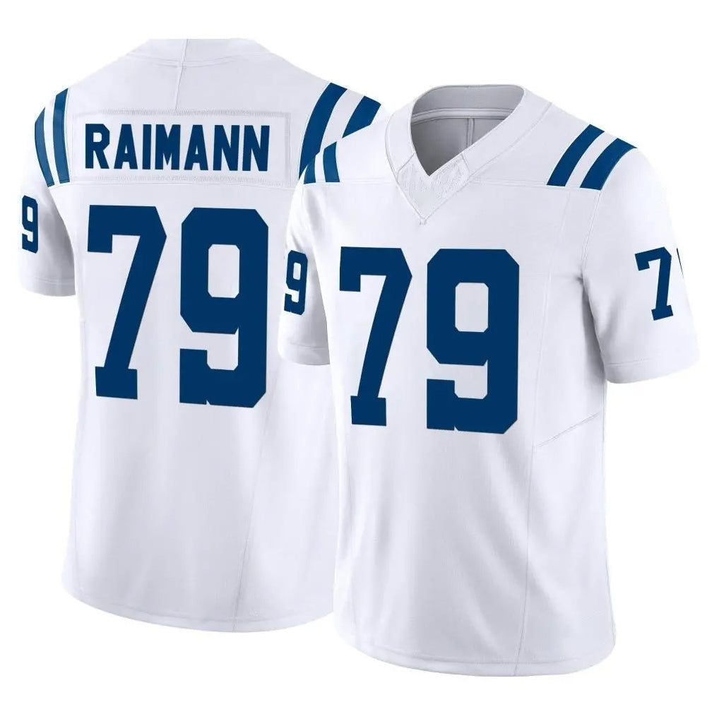 IN.Colts #79 Bernhard Raimann Player White Limited Vapor F.U.S.E. Home Game Odoa Stitched Jerseys