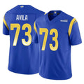 LA.Rams #73 Steve Avila Player Royal Limited Vapor F.U.S.E. Home Game Odoa Stitched Jerseys