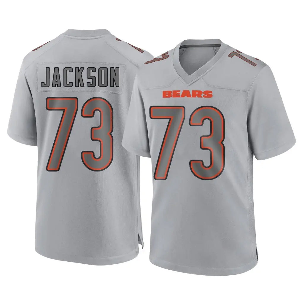 C.Bears #73 Jonah Jackson Player Gray Atmosphere Fashion Game Odoa Stitched Jerseys