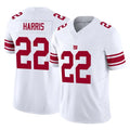 NY.Giants #22 Najee Harris Player White Limited Vapor F.U.S.E. Home Game Odoa Stitched Jerseys