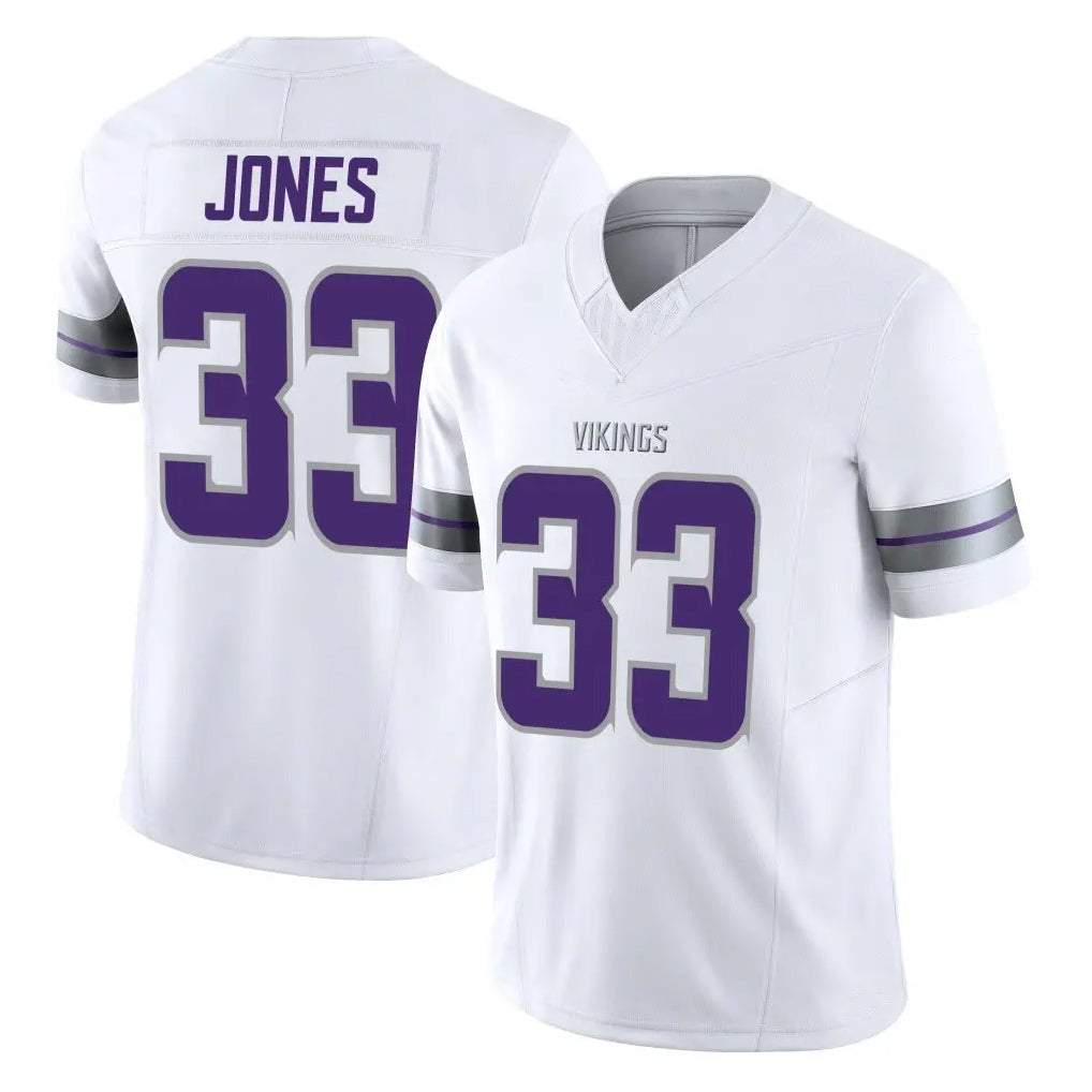 M.Vikings #33 Aaron Jones Sr. Player White Limited Alternate Vapor F.U.S.E. Home Game Odoa Stitched Jerseys