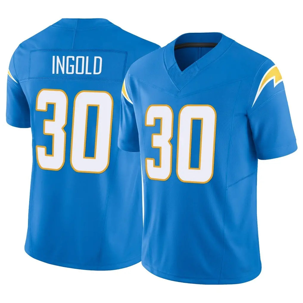 LA.Chargers #30 Alec Ingold Player Blue Limited Vapor F.U.S.E. Home Game Odoa Stitched Jerseys