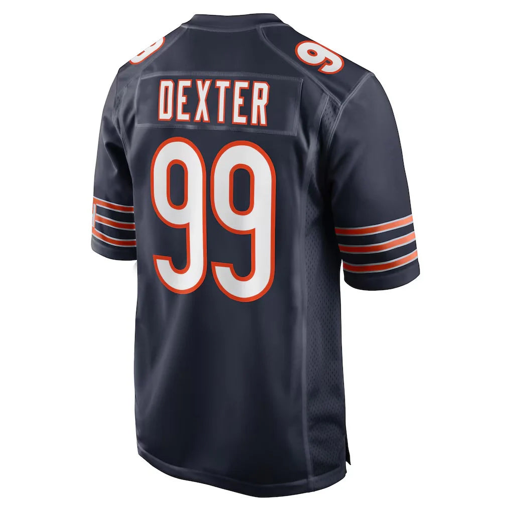 C.Bears #99 Gervon Dexter Sr. Player Navy Home Game Odoa Stitched Jerseys